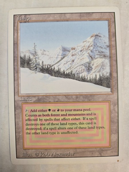 MTG Magic The Gathering MP REVISED TAIGA