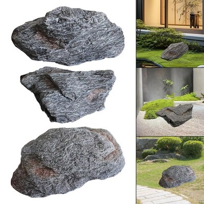 Realistischer Kunstfelsen, Landschaftsdekoration, Natürliche Textur für Rasen,