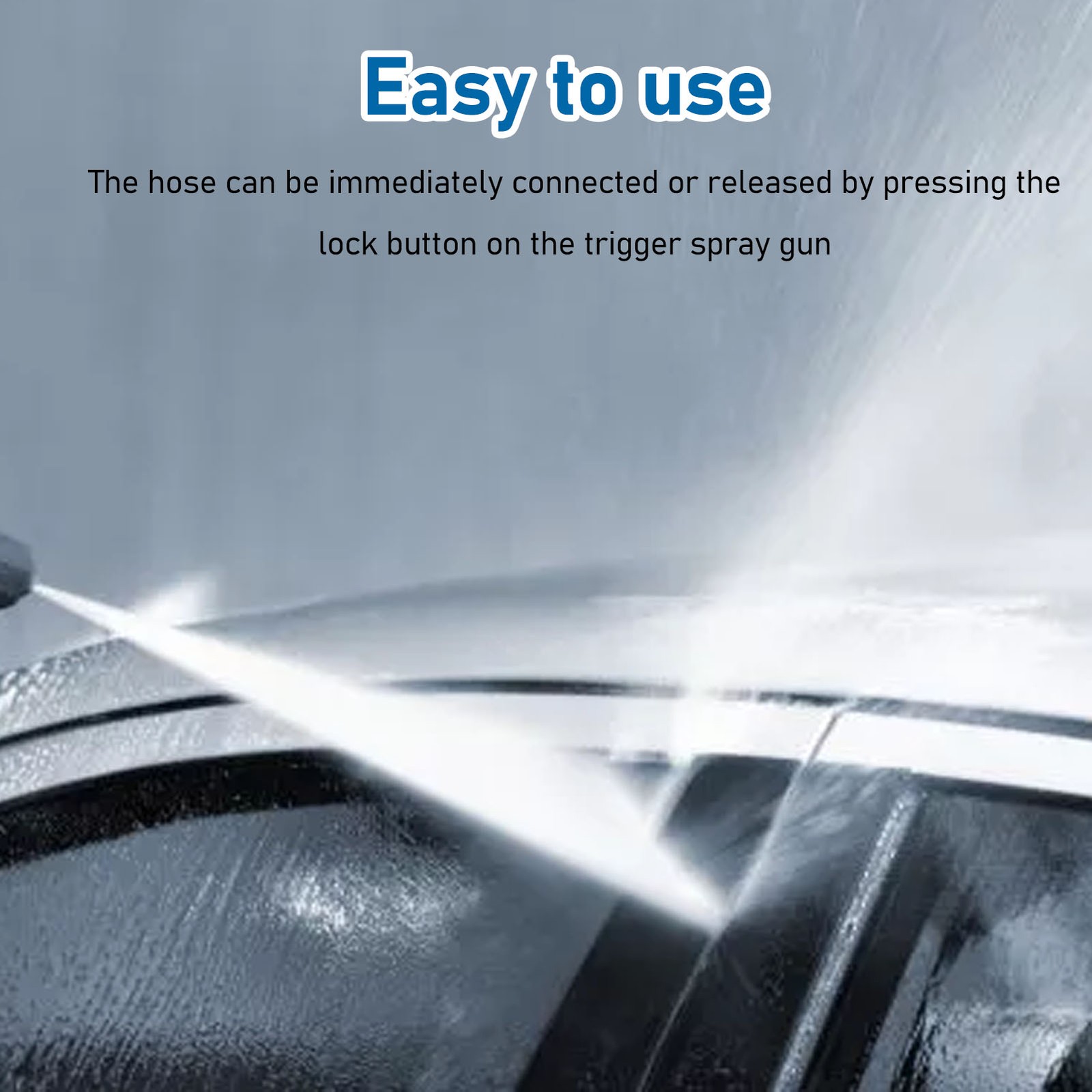 15m High Pressure Water Hose Rubber 5800psi 40Mpa Pressure Washer Hose For