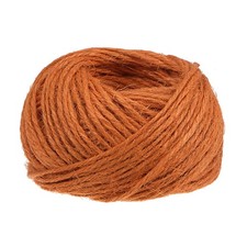 82ft Jute Twine 0.04inch 3 Ply Natural String for DIY Crafts Orange
