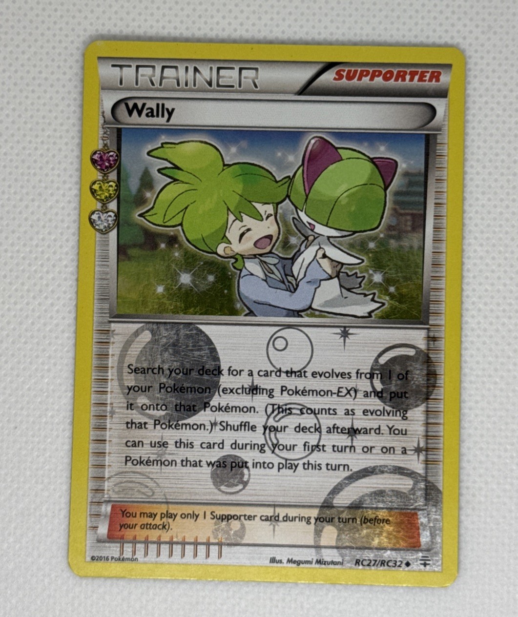 Wally RC27/RC32 Generations Radiant Collection Holo 2016 Pokemon Card