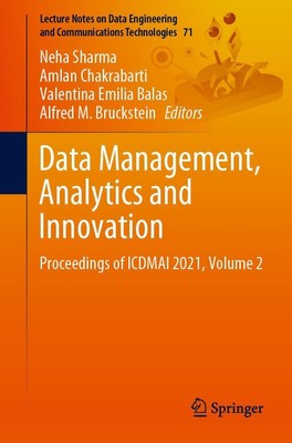 Neha Sharma (u. a.) | Data Management, Analytics and Innovation | Taschenbuch