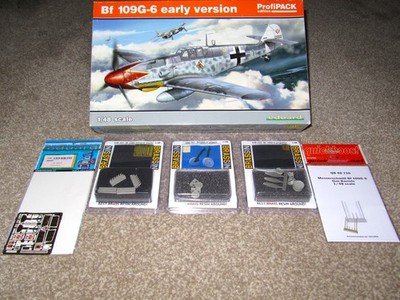1/48 Eduard Bf 109G-6 Early +++LOTS OF EXTRAS+++ Builders Special! Kit: 82113