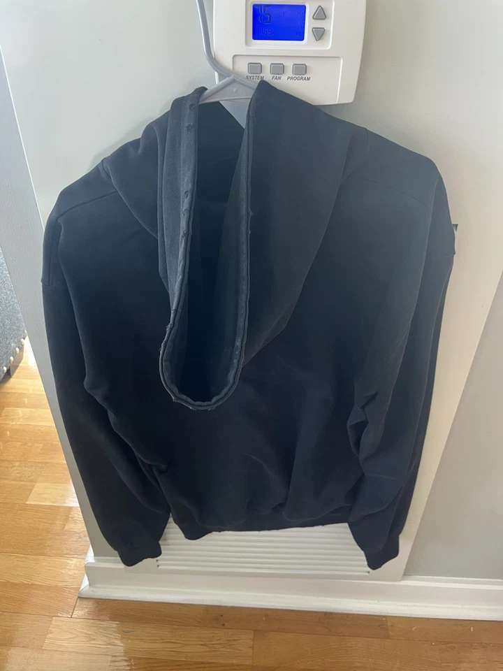 Sudadera con capucha negra Balenciaga X Vetements para hombre talla M Foto 3 de 4