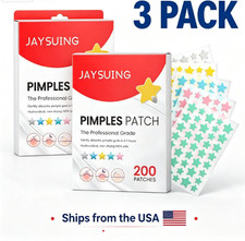 3x Pimples Patch Professional Grade Hydrocolloid Patches 200 Count Non-Drying