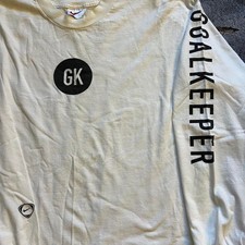 Vintage 90s Nike Goalkeeper Long Sleeve Soccer Jersey White