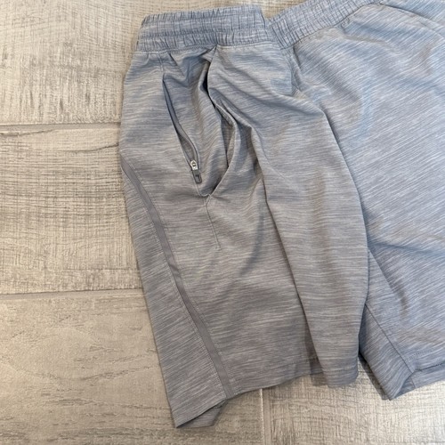 Lululemon Pace Breaker 7” Short Linerless Heather Gray Light Cast Large - Picture 2 of 6