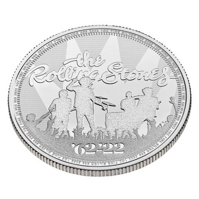 2022 Great Britain 1 oz Silver Music Legends: The Rolling Stones
