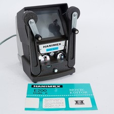 HANIMEX E200 DUAL 8mm MOVIE EDITOR + MANUALE ISTRUZIONI - TESTATO