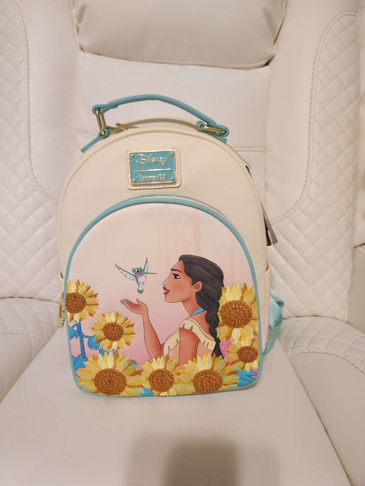 Disney Pocahontas Sunflowers Mini Backpack by Loungefly