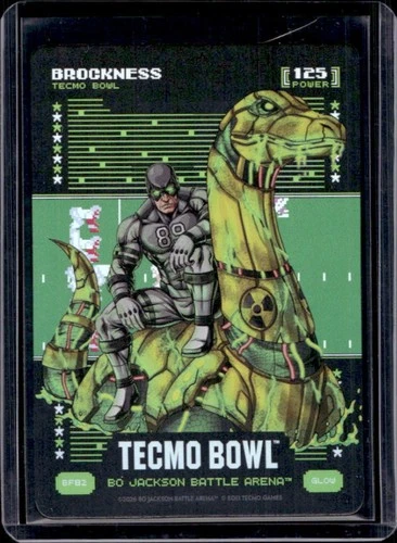 2026 Bo Jackson Battle Arena Tecmo Bowl BrockNess Battlefoil #BF82