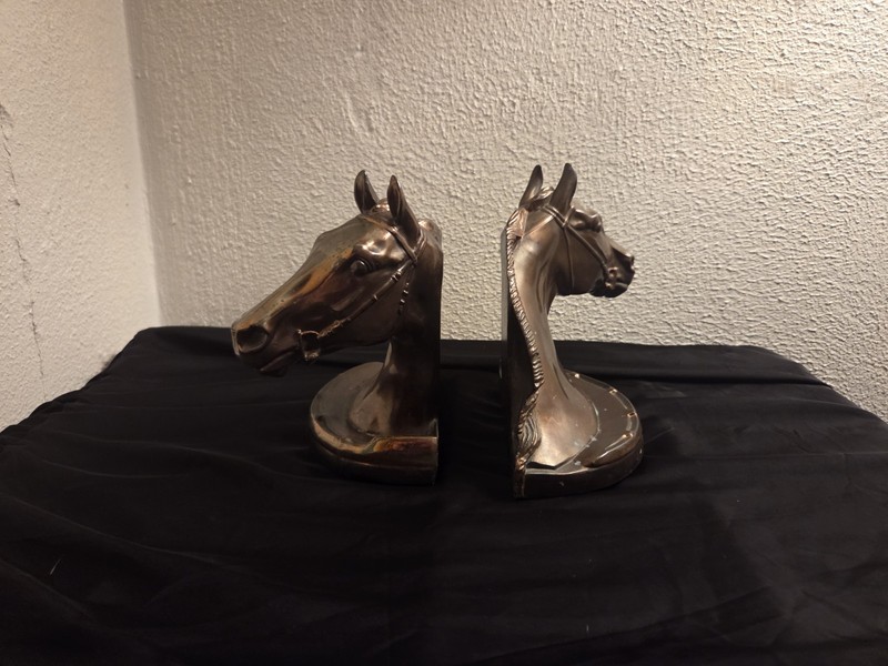 Gladys Brown Horse Head Bookends