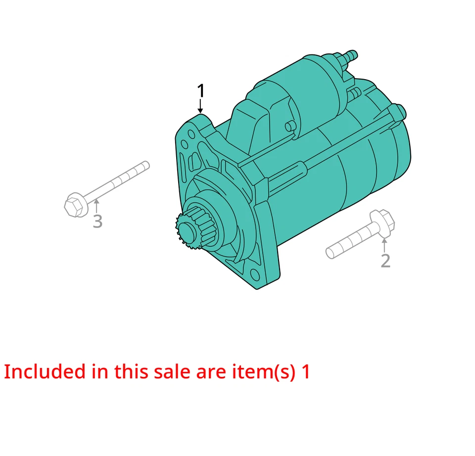 Audi Q5 2016 motor de arranque fabricante de equipos originales 83 k millas - LKQ312174086 Foto 4 de 4