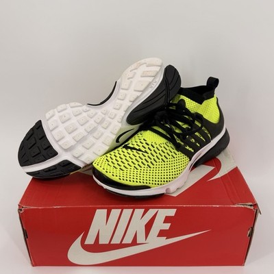 Nike Air Presto Ultra Flyknit Men s Low-Top Lace-Up Volt/Black-White 835570-701