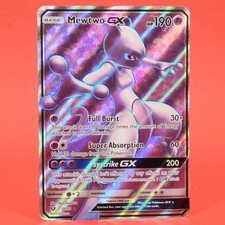Pokemon TCG English Card Shining Legends Mewtwo GX 72/73 Full Art