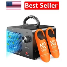 Certified Ozone Generator with 48,000mg/h Output - Effective for Home and Car