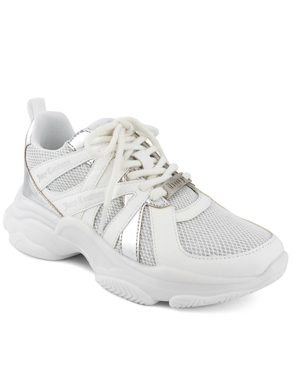 Женские кроссовки на танкетке JUICY COUTURE с белой кожаной отделкой Alexxis Toe 9 2990₽