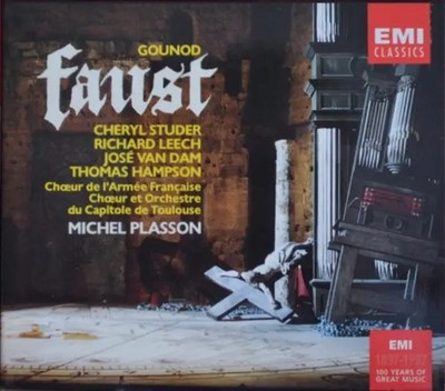 CD-BOX Gounod Faust SLIPCASE & LIBRETTO Emi Classics