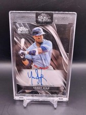 2024 Topps Chrome Black #CBA-YD Yandy Diaz Base Autograph Rays A15