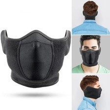 Fleece Face Mask - Warm Outdoor Ski Mask for Cycling - Antifreeze Ear Protection