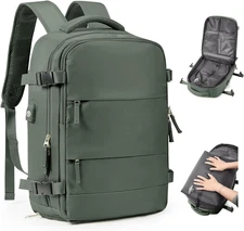 Vacuum Backpack Travel Laptop Backpacks for Women Men Carry on Backpack with Vac