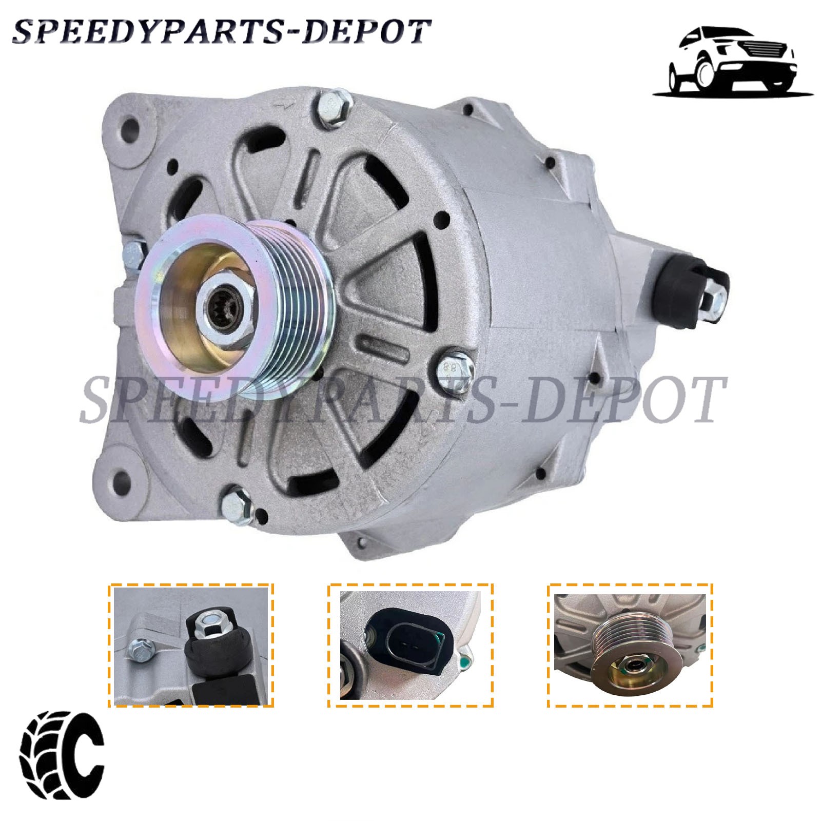 For Bentley Continental 2006-12 Flying Spur,2006-10 GT GTC Alternator 07C903021J