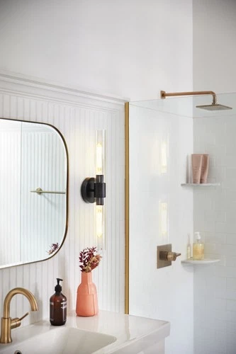 Lark 85402 Shea 2 Light 24"W Horizontal Bathroom Vanity Light - Picture 9 of 12