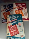 Lot of 3: Commercial Radio Operator's Question And Answer License Guides 12349