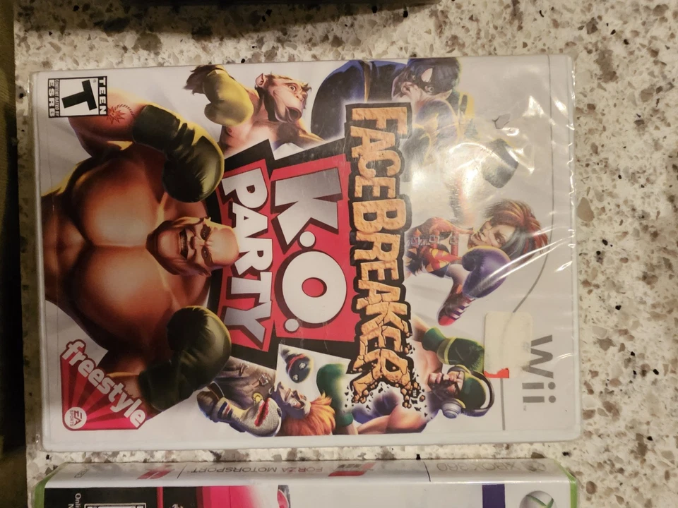 Facebreaker Face Breaker K.O. KO Party Nintendo Wii Wii U PAL New and Sealed - Image 3 of 4