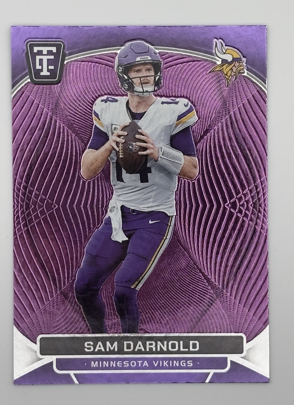 2024 Panini Totally Certified - Sam Darnold #58 - Mirror Purple - Vikings