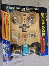 SCHLAGE Ultima Maximum Security Deadbolt  Keyed Entry Grade 2