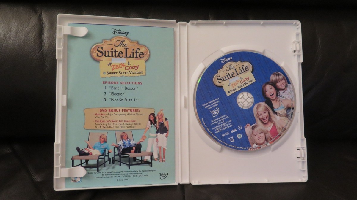 The Suite Life of Zack and Cody Sweet Suite Victory DVD 2007