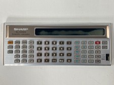 Vintage Sharp EL-5100S Scientific Calculator Retro Computing Screen Bleed