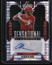 2025 Panini Prizm Alberto Rios Pulsar Prizm Auto 110/199 #SS-AR LA Angels