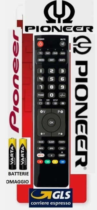 Telecomando Ricambio Pioneer PDP-436SXE – Nuovo – Con 2 Batterie In Omaggio - Foto 2