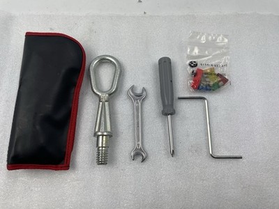 06-08 BMW Z4 Z4M E85 E86 Tow Hook Emergency Tool Fuse Kit w/ Storage Bag OEM