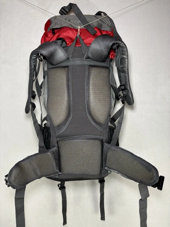 Jack Wolfskin Mochila de Senderismo para Pasar la Noche Grande 40L Capacidad Mochila Roja Foto 4 de 4