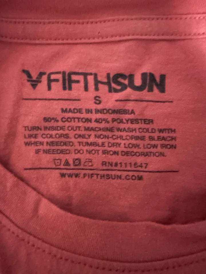 Camisa Fifth Sun Butterfly Cactus Rosa Talla Pequeña Foto 2 de 2