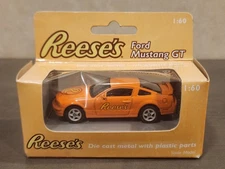 Reese’s Ford Mustang GT Die Cast Metal **Sun Faded Box**  ***See Desc***