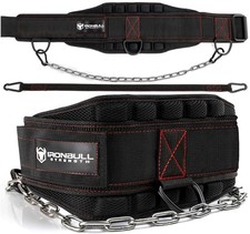 Advanced Dip Belt V2   Heavy-Duty Weighted Belt with Reinforced Back, Chain  Ny