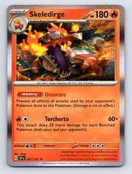 Skeledirge 031/191 Surging Sparks Holo Rare