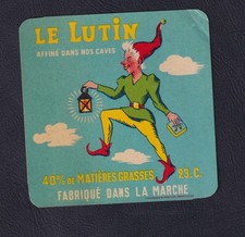 Ancienne  étiquette  Fromage France  BN230271  La Marche Le Lutin