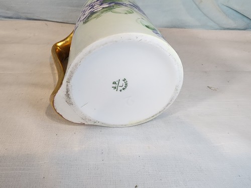 JEAN POUYAT LIMOGES/JPL Hand Painted/Gold Trim Mug, Crafted in France NICE! - Picture 8 of 9