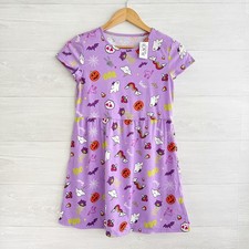 NWT The Children  s Place Halloween Ghost Pumpkin Dress Girls XXL Kawaii Purple