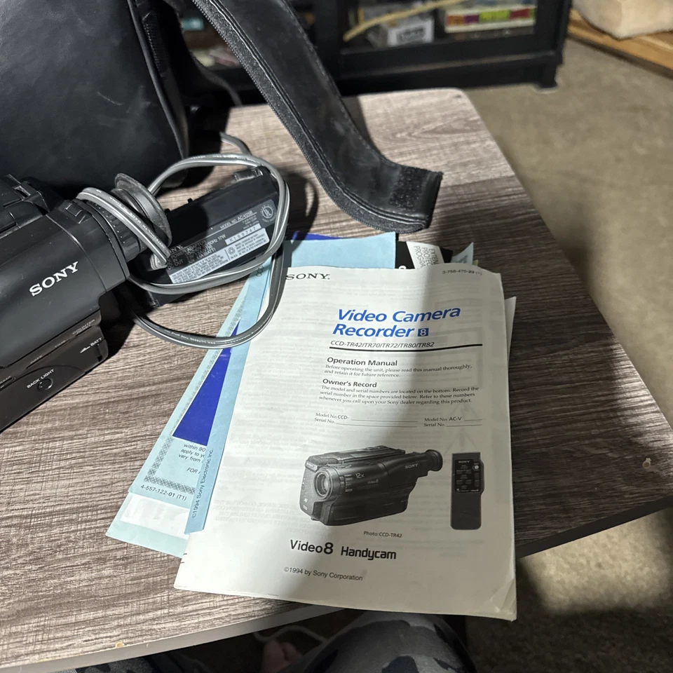 Sony video 8 camera recorder 12x - Image 2 of 4