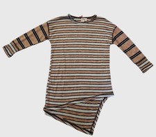 NWT Striped HAYDEN Asymmetrical Hem Pullover Tunic Girls Size 7-8