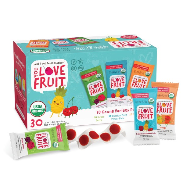 - Pack Variedad Snacks Frutales 30 unidades, 100% Natural Sin Gluten, Vegano, Bajo Ca...