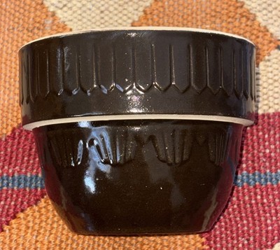 AMERICANA GENERAL POTTERY BOWL BEAUTIFUL CONDITION STAR BLACK 1930s Stoneware