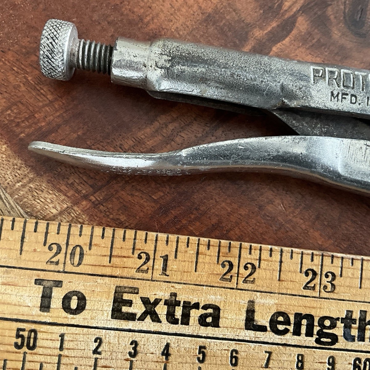 Vintage Proto Tools 291 Chrome Locking Adjustable Pliers