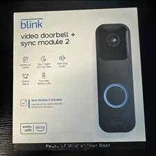 Blink Video Doorbell Plus Sync Module Two-Black